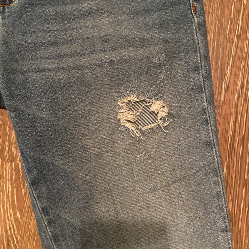 •ANTHROPOLOGIE• pilcro and the letterpress embellished denim - Picture 5 of 8